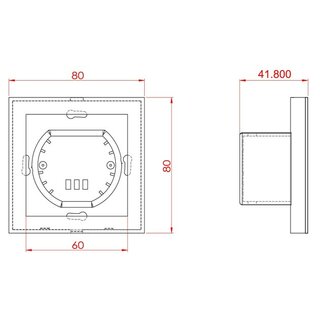 Touch Panel 220v LED dimmer