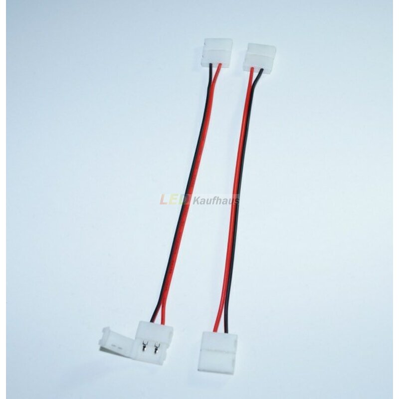 Schnellverbinder Clip 2pol 10mm einfarbige LED-Strip