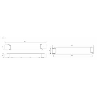 LED Trafo LM Triac Dimmbar 150W 24V mit Push dimm Funktion