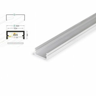 LED Aluleiste Aufputz Flach 12mm Serie Eco