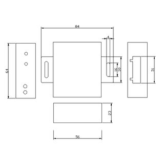 Color-temperature Touch controller, Modell RF302